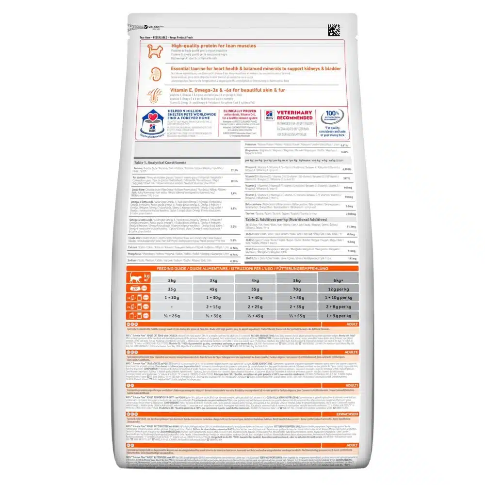 غذای خشک گربه بالغ هیلز مدل با طعم مرغ وزن 1.5 کیلوگرم - نمای 4 غذای خشک گربه بالغ هیلز مدل با طعم مرغ وزن 1.5 کیلوگرم - تصویر 4