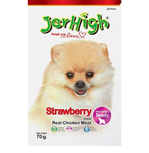 تشویقی سگ جرهای با طعم توت فرنگی وزن 70 گرم تشویقی سگ جرهای با طعم توت فرنگی وزن 70 گرم - تصویر اصلی محصول