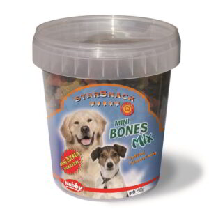 تشویقی سطلی سگ نوبی (nobby) مدل Mini Bones Mix وزن 500 گرم تشویقی سطلی سگ نوبی (nobby) مدل Mini Bones Mix وزن 500 گرم - تصویر اصلی محصول
