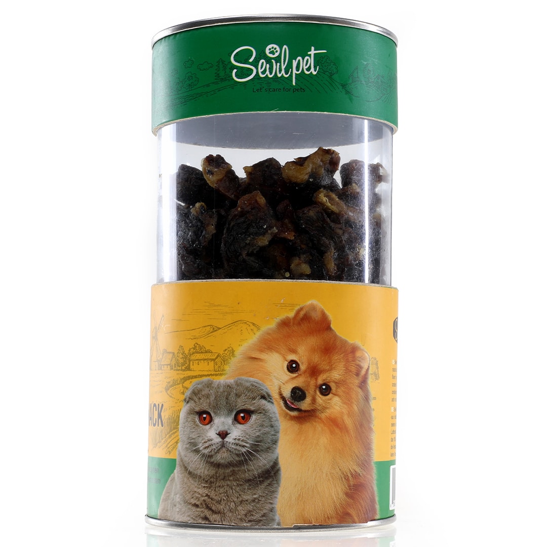 تشویقی گربه و سگ سویل پت مدل دل مرغ - نمای 2 تشویقی گربه و سگ سویل پت مدل دل مرغ - تصویر 2