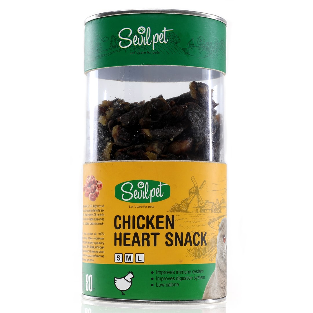 تشویقی گربه و سگ سویل پت مدل دل مرغ - نمای 3 تشویقی گربه و سگ سویل پت مدل دل مرغ - تصویر 3