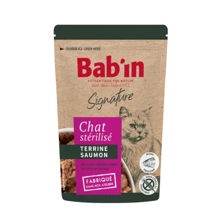 پوچ گربه بابین با طعم سالمون - نمای 2 پوچ گربه بابین با طعم سالمون - تصویر 2