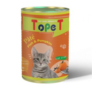 کنسرو گربه😺 تاپت مدل پته با طعم ماهی و کدو حلوایی وزن 400 گرم کنسرو گربه😺 تاپت مدل پته با طعم ماهی و کدو حلوایی وزن 400 گرم - تصویر اصلی محصول