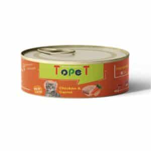 کنسرو گربه😺 تاپت مدل نچرال با طعم مرغ و هویج وزن 80 گرم کنسرو گربه😺 تاپت مدل نچرال با طعم مرغ و هویج وزن 80 گرم - تصویر اصلی محصول