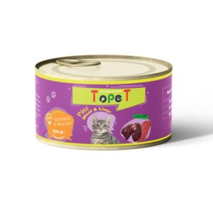 کنسرو گربه😺 تاپت مدل پته با طعم گوشت و جگر وزن 200 گرم کنسرو گربه😺 تاپت مدل پته با طعم گوشت و جگر وزن 200 گرم - تصویر اصلی محصول