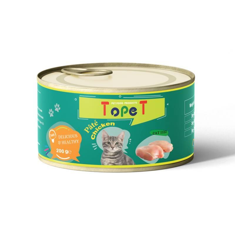 کنسرو گربه😺 تاپت مدل پته با طعم مرغ وزن 200 گرم - نمای 2 کنسرو گربه😺 تاپت مدل پته با طعم مرغ وزن 200 گرم - تصویر 2