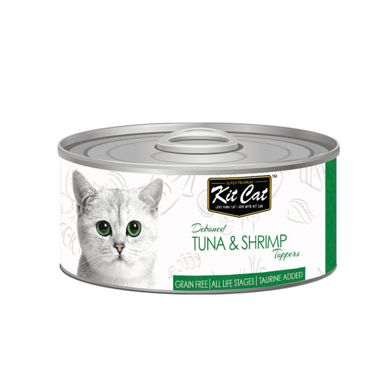 کنسرو گربه کیت کت مدل تکه ای تن و میگو وزن 80 گرم - نمای 2 کنسرو گربه کیت کت مدل تکه ای تن و میگو وزن 80 گرم - تصویر 2