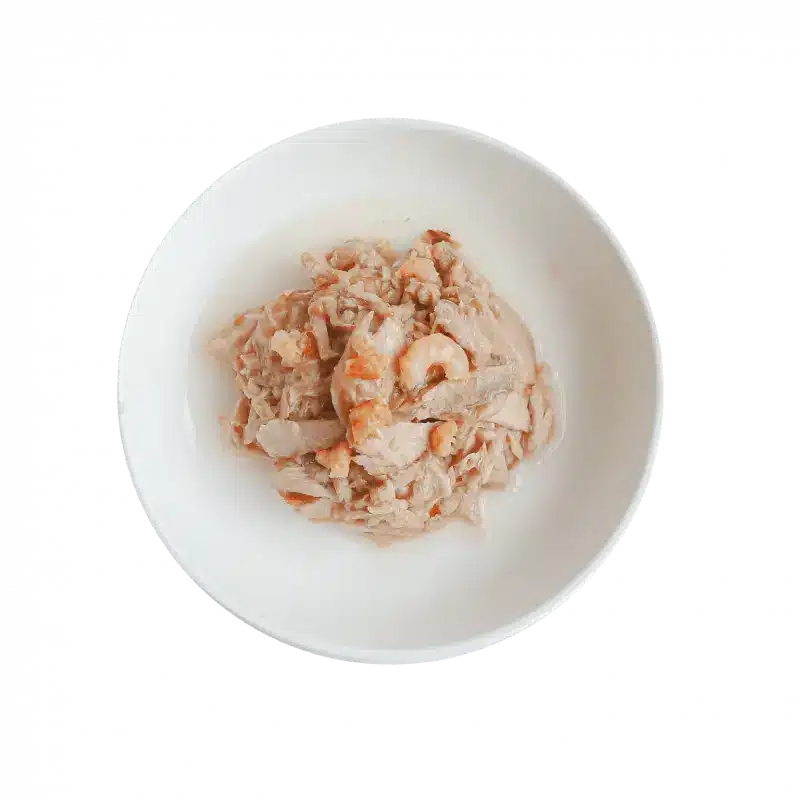 کنسرو گربه کیت کت مدل تکه ای تن و میگو وزن 80 گرم - نمای 3 کنسرو گربه کیت کت مدل تکه ای تن و میگو وزن 80 گرم - تصویر 3