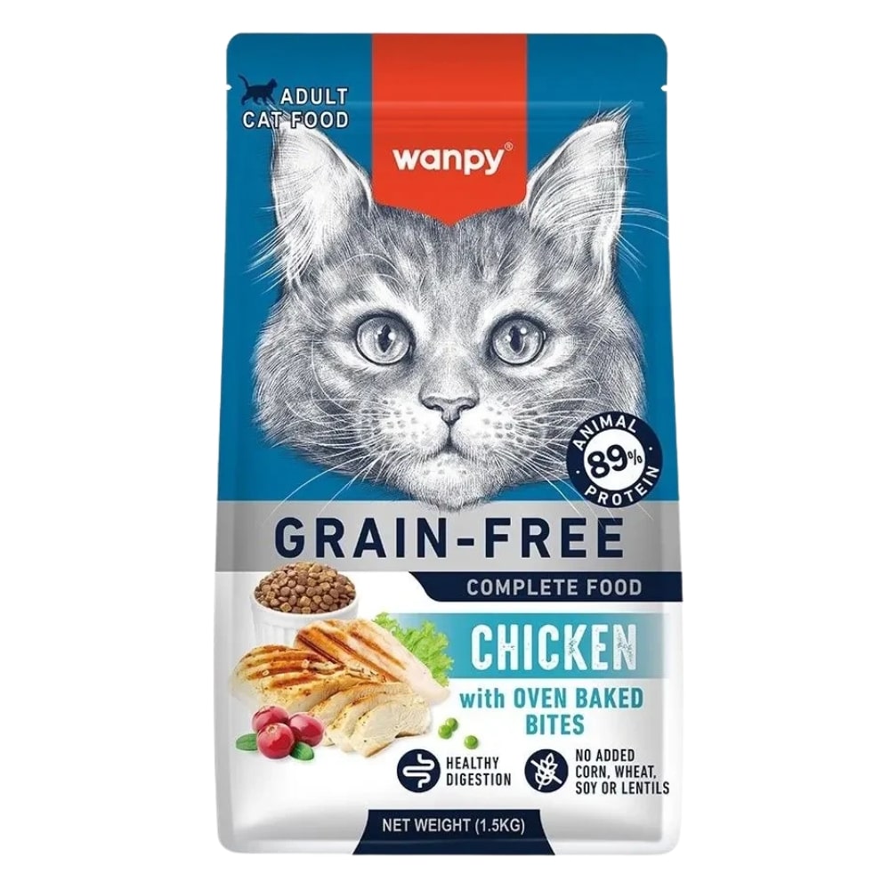 غذای خشک گربه ونپی با طعم مرغ (سفارش آمریکا) – بسته ۱.۵ کیلویی - تصویر 2