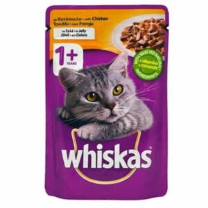 پوچ گربه ویسکاس با طعم مرغ در ژله 100 گرمی پوچ گربه ویسکاس با طعم مرغ در ژله 100 گرمی - تصویر اصلی محصول