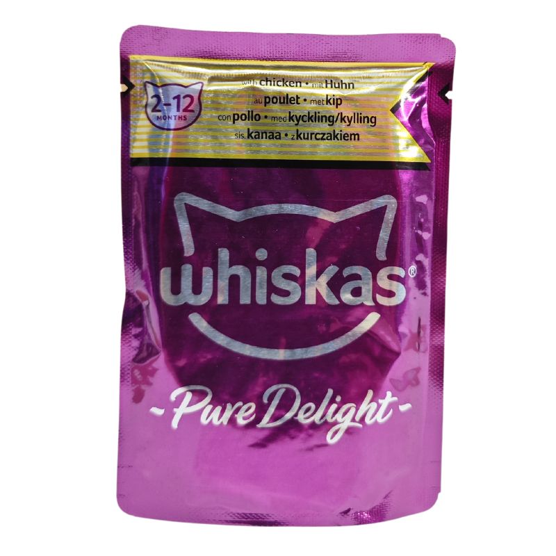 پوچ بچه گربه ویسکاس با طعم مرغ در ژله (۸۵ گرم) - نمای 3 پوچ بچه گربه ویسکاس با طعم مرغ در ژله (۸۵ گرم) - تصویر 3