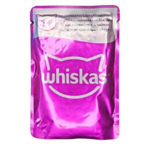 پوچ گربه ویسکاس با طعم سالمون در ژله (۸۵ گرمی) پوچ گربه ویسکاس با طعم سالمون در ژله (۸۵ گرمی) - تصویر اصلی محصول