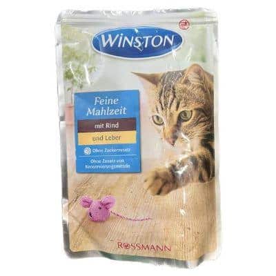 پوچ گربه وینستون با طعم گوشت گاو و جگر وزن 100 گرم - نمای 3 پوچ گربه وینستون با طعم گوشت گاو و جگر وزن 100 گرم - تصویر 3